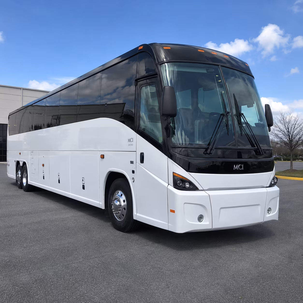 napa charter bus services exterior