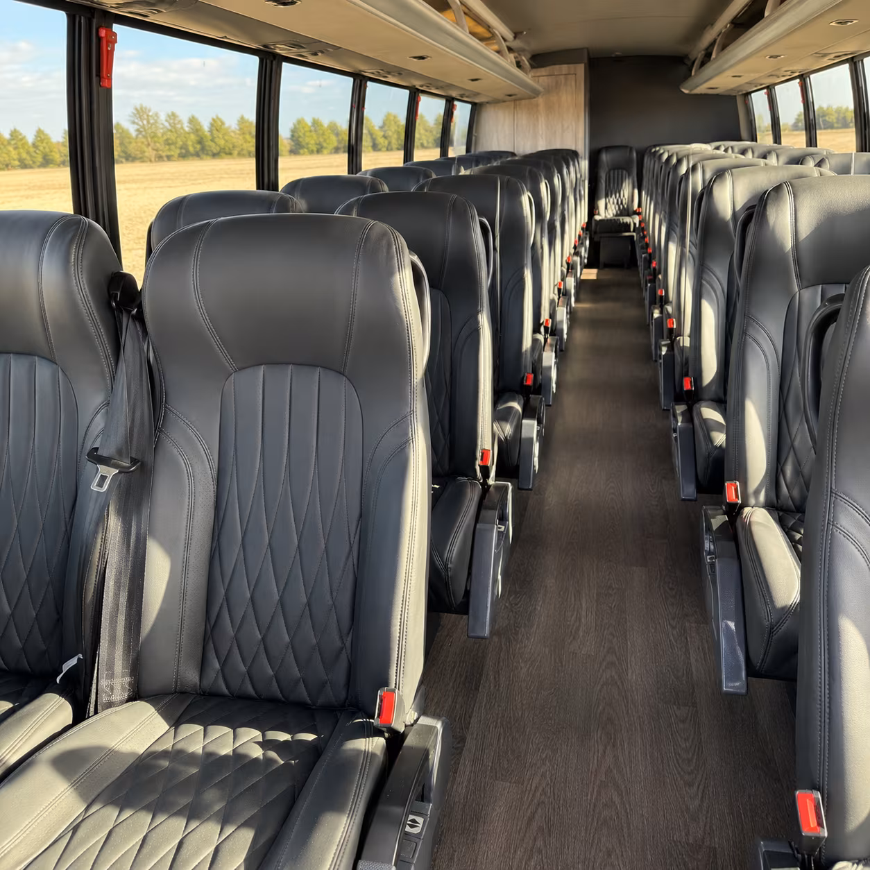 napa corporate event transportation onboard seating